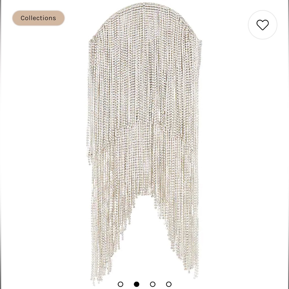 TALIA WHITE CRYSTAL BAG